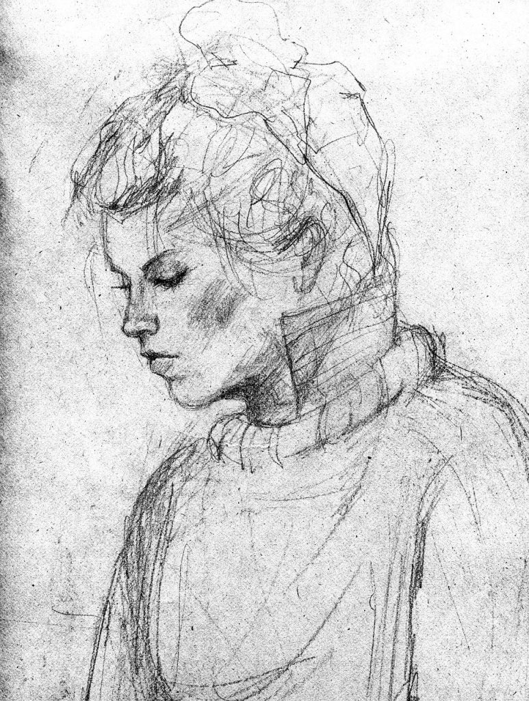 pencil drawing, girl, draw-2382203.jpg